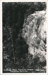 Witches Head Rock Formation, Tallulah Gorge Postcard