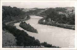 French Broad River Near Marshall, NC North Carolina Postcard Postcard Postcard