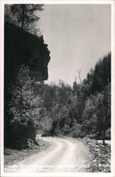 Indian Rock, Cherokee National Forest, Tellico Plains Postcard