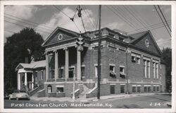 First Christian Church - Madisonville, KY Kentucky Postcard Postcard Postcard