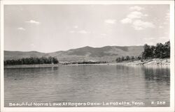 Norris Lake at Rogers Dock, La Follette, Tennessee Postcard Postcard Postcard