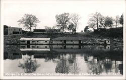 Rogers Dock on Norris Lake, LaFollette, TN Tennessee Postcard Postcard Postcard