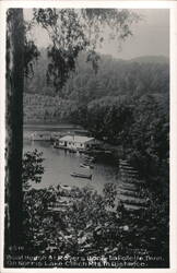 Boat House at Rogers Dock, Norris Lake LaFollette, TN Postcard Postcard Postcard