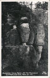 Elephant Head Rock, Cumberland Gap Postcard