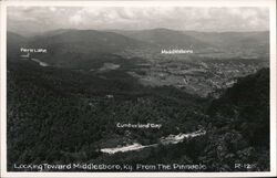 Middlesboro, KY & Cumberland Gap from Pinnacle Overlook Kentucky Postcard Postcard Postcard