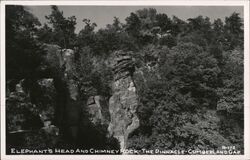 Elephant's Head and Chimney Rock, The Pinnacle Postcard