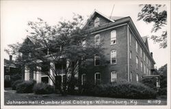 Johnson Hall, Cumberland College Postcard