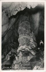 Pillar of Hercules, Cudjo's Cave, Cumberland Gap Postcard