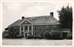 Faculty House, Lincoln Memorial University Postcard