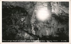 Cudjo's Cave Large Room, Cumberland Gap Postcard