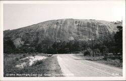 Stone Mountain Seen From the North Postcard