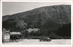 Stone Mountain, Georgia Studio and 1950s Buick Postcard