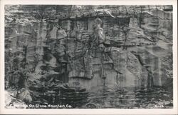 Stone Mountain Carvings, Georgia Postcard Postcard Postcard