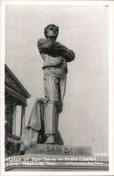 Statue of Sam Davis, Tennessee State Capitol Lawn Postcard