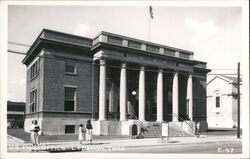 US Post Office Lebanon TN - Vintage Linen Postcard Tennessee Postcard Postcard