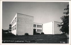 Lebanon High School, Tennessee Postcard