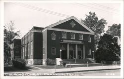 Church of Christ, Franklin, Tennessee Postcard