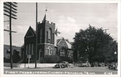 First Presbyterian Church, Franklin, Tennessee Postcard