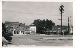 The Square, Franklin, Tennessee Postcard