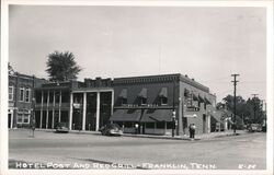 Hotel Post and Red Grill, Franklin, TN Postcard