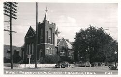 First Presbyterian Church, Franklin TN Postcard