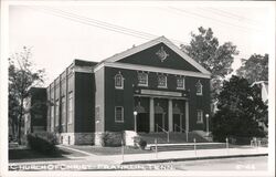 Church of Christ, Franklin, TN Postcard