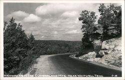 Highway 108 in the Cumberland Mountains Near Whitwell Tennessee Postcard Postcard Postcard