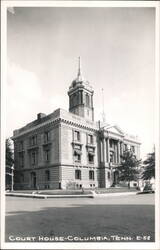 Maury County Courthouse, Columbia, Tennessee Postcard