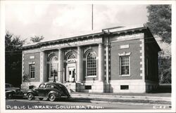 Public Library, Columbia, Tennessee Postcard