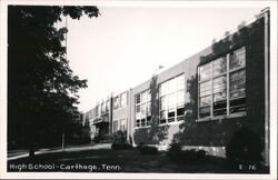 Carthage High School, Carthage, Tennessee Postcard