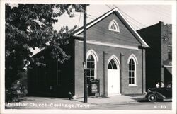 Christian Church Carthage Tennessee Postcard