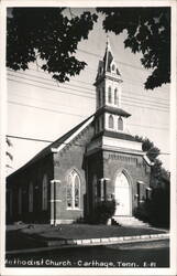 Methodist Church, Carthage, Tennessee Postcard Postcard Postcard