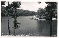 Lake Acorn & Boat Dock, Montgomery Bell State Park, TN Burns, TN Postcard Postcard Postcard