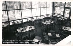 Montgomery Bell State Park Dining Room View from Lobby Burns, TN Postcard Postcard Postcard