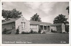 Smithville City School, Tennessee Postcard