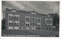 Pure Fountain High School - Smithville TN Postcard