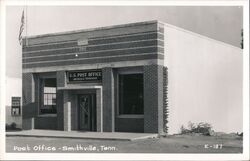 Smithville TN Post Office Building 1951 Real Photo Postcard