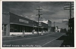 Smithville, TN Street Scene - Vintage Photo Postcard