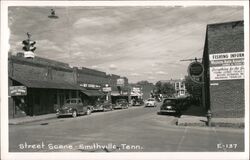 Street Scene - Smithville, TN Postcard