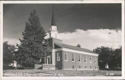 Methodist Church Cleveland GA Georgia Postcard Postcard Postcard