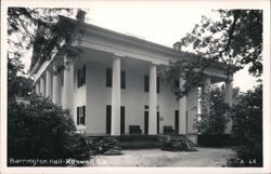 Barrington Hall, Roswell, Georgia Postcard