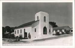 First Methodist Church, Carrabelle, Florida Postcard