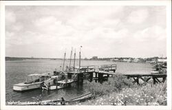 Carrabelle, Florida Waterfront Scene Postcard Postcard Postcard