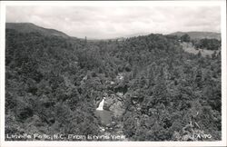 Linville Falls, NC From Ervins View North Carolina Postcard Postcard Postcard