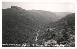 Table Rock Mountain and Linville Gorge Postcard