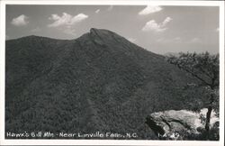 Hawk's Bill Mountain Near Linville Falls Postcard