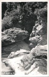 Erosions Above Linville Falls Postcard