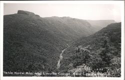 Table Rock Mountain and Linville Gorge Postcard