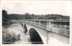 Roswell Bridge over Chattahoochee River Georgia Postcard Postcard Postcard