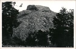 Table Rock Mountain Near Linville Falls Postcard